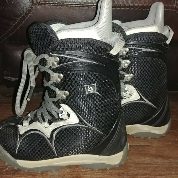 Burton Women's Sapphire Snowboard Boots Black Grey - Picture 3 of 12